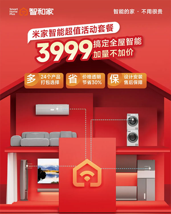 米家智能超值活動套餐——3999元